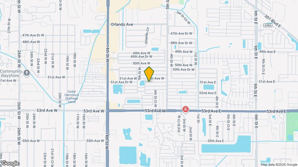 710 51st Ave Dr W Map and Location Details