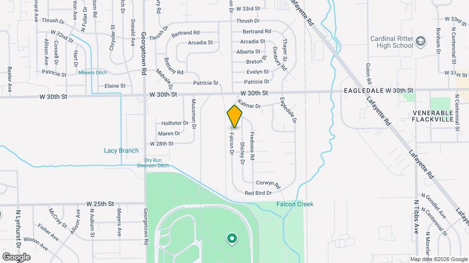 2813 Falcon Dr Map and Location Details