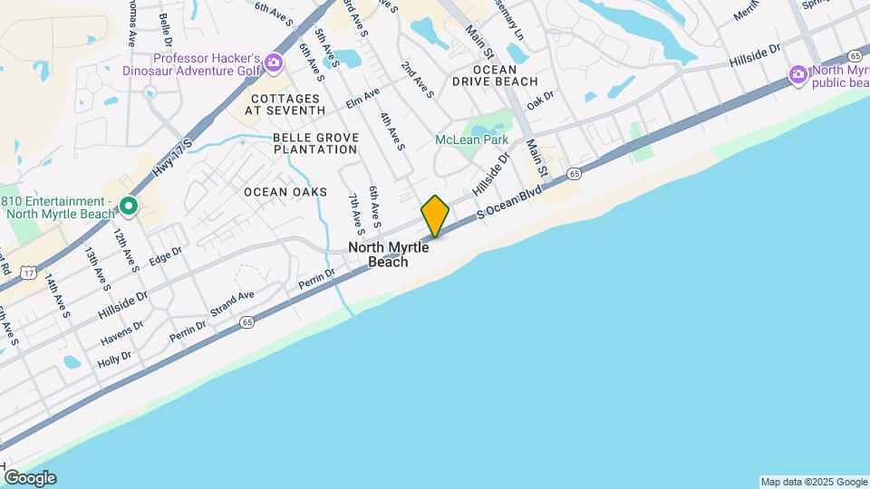501 S Ocean Blvd Map and Location Details