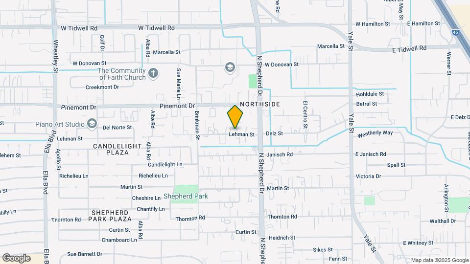 5003 Lehman Oaks Dr Map and Location Details