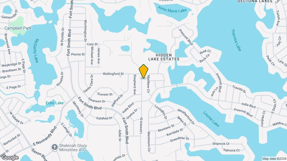 1081 Leeward Dr Map and Location Details