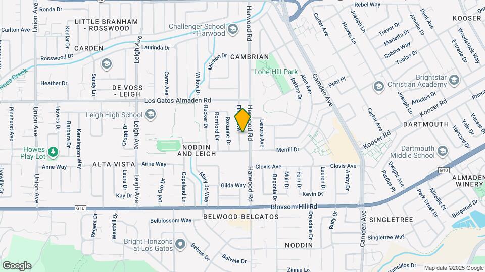 5348 Elrose Ave Map and Location Details