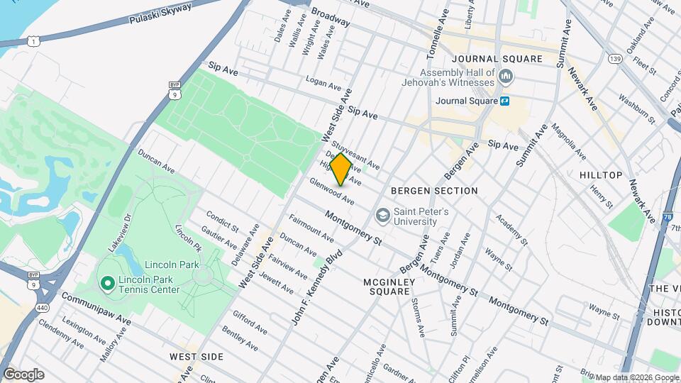 124 Glenwood Ave Map and Location Details