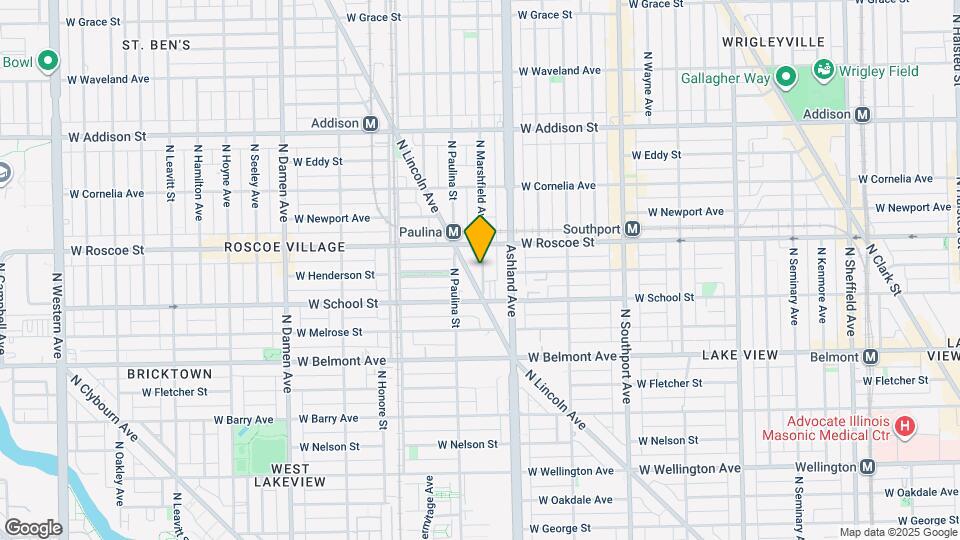 3338 N Marshfield Ave, Unit 102 Map and Location Details
