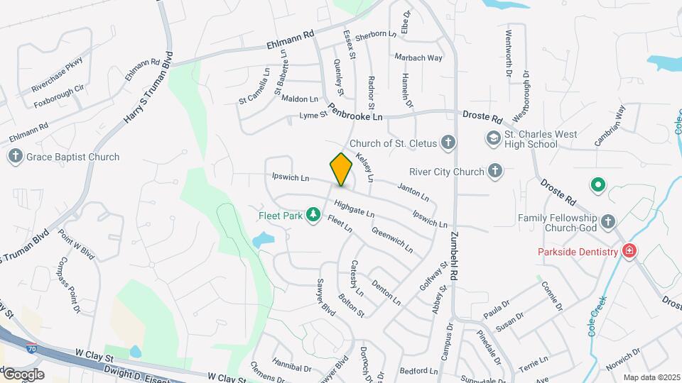 3335 Ipswich Ln Map and Location Details