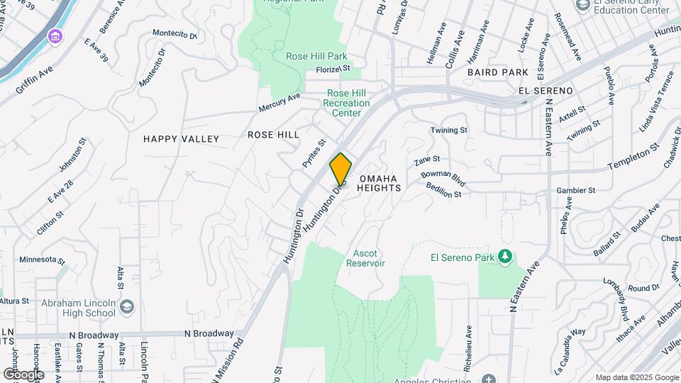 4376 Huntington Dr S Map and Location Details
