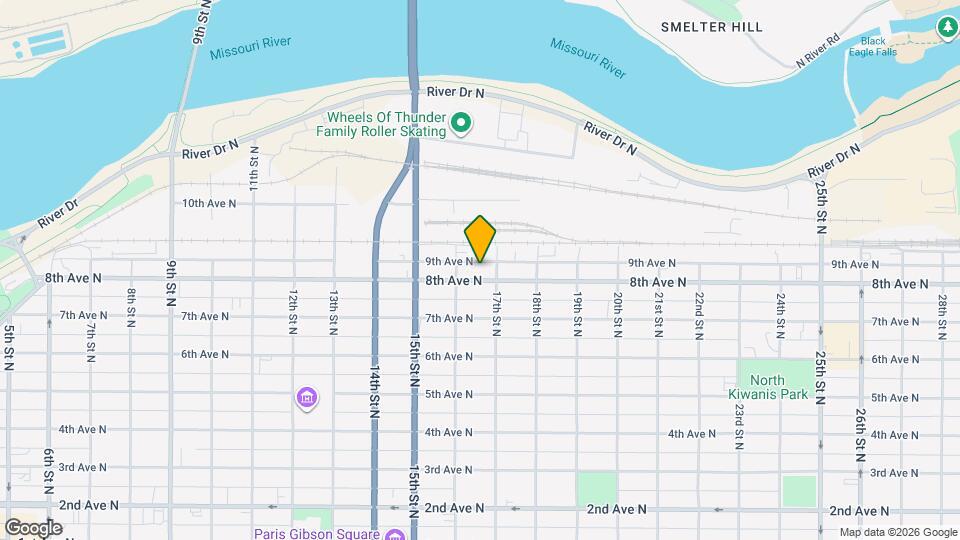 1617 8th Ave N Map and Location Details