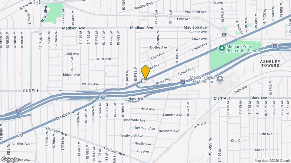 7951 Lorain Ave Map and Location Details