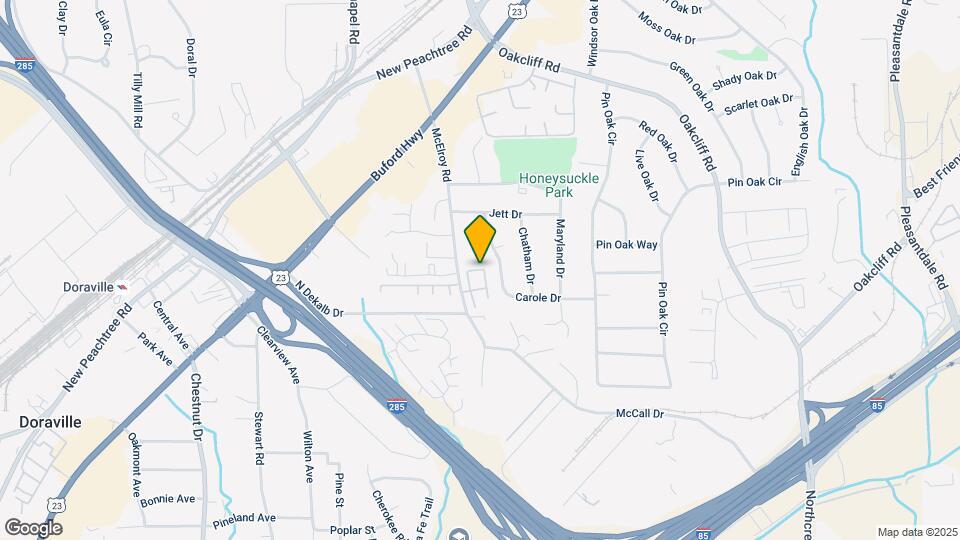 3805 Oxford Cir Map and Location Details