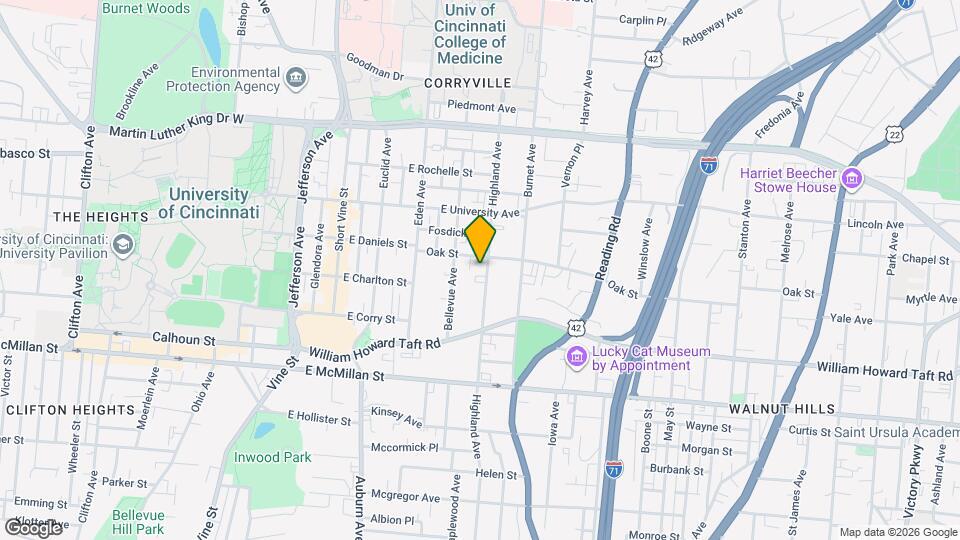 2657 Highland Ave, Unit 3 Map and Location Details