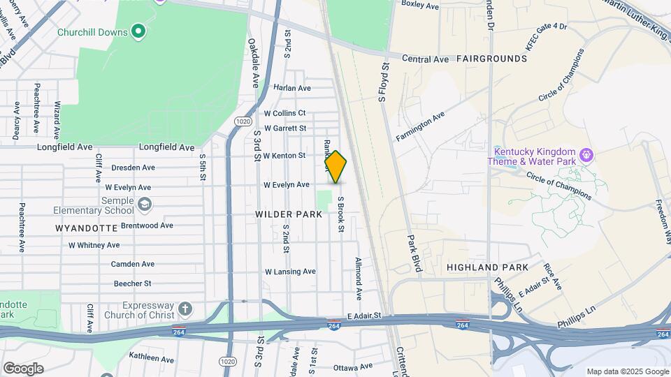 4102 S Brook St Map and Location Details