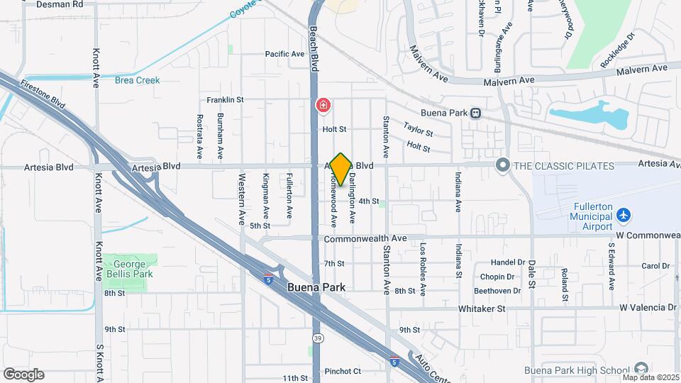 6082 Homewood Ave Map and Location Details