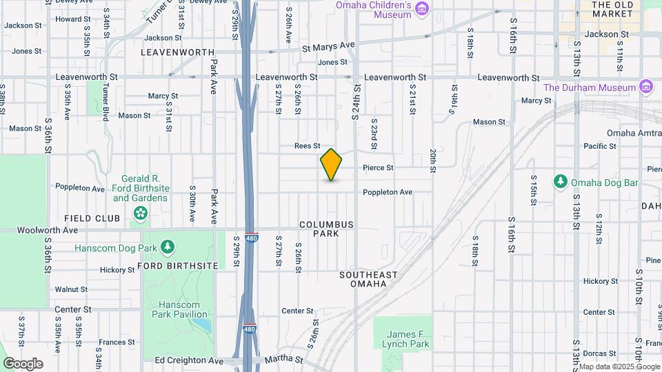 2510 Poppleton Ave Mapa y Detalles de la Ubicación