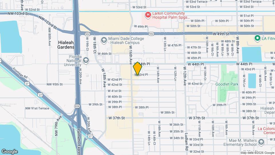 1519 W 42nd Pl Map and Location Details