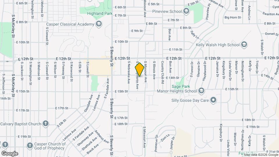 1421 S Pennsylvania Ave Map and Location Details