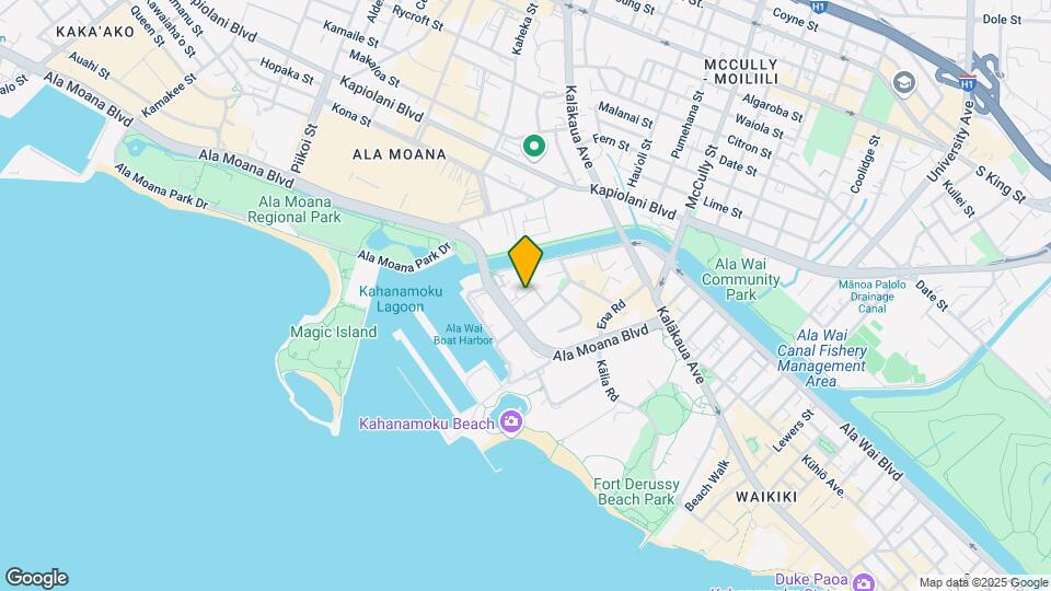 1700 Ala Moana Blvd Map and Location Details