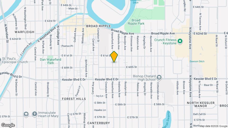 6011 Haverford Ave Mapa y Detalles de la Ubicación