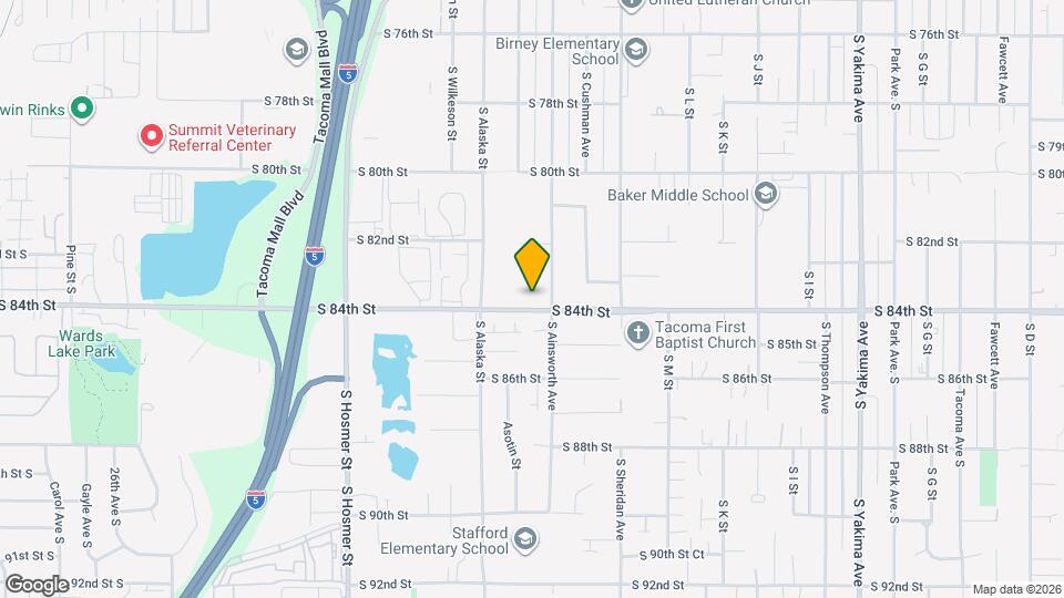 1611 S 84th St Map and Location Details