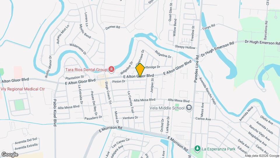 1587 Pinion Dr Map and Location Details