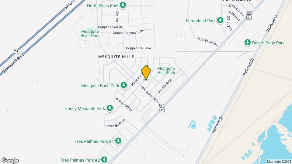 11896 Mesquite Miel Dr Map and Location Details