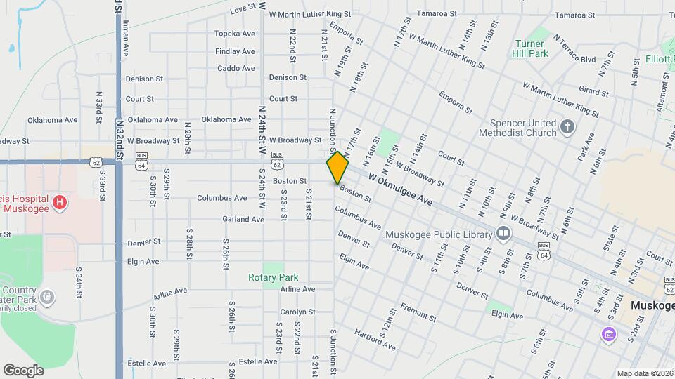 1617 Boston Ave Map and Location Details