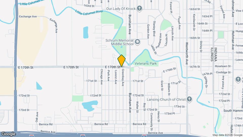 17002 Greenbay Ave Map and Location Details