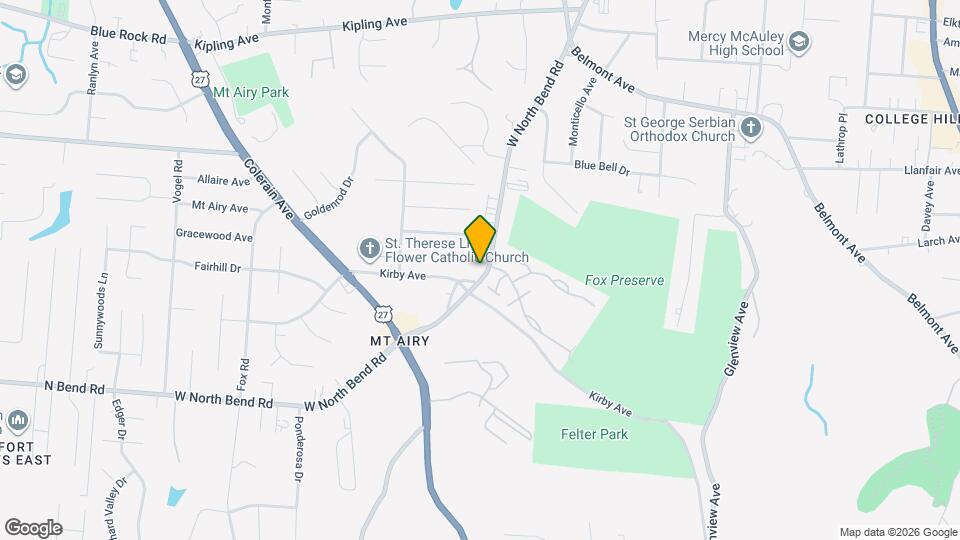 2444 West North Bend Rd, Unit Apt # 4 Mapa y Detalles de la Ubicación