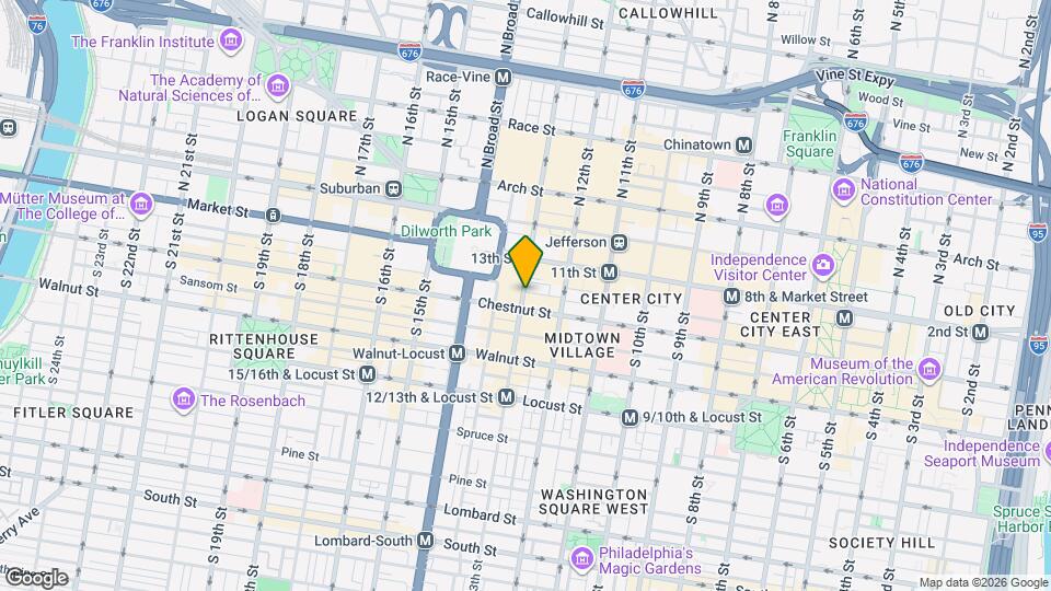 35 S 13th St Map and Location Details