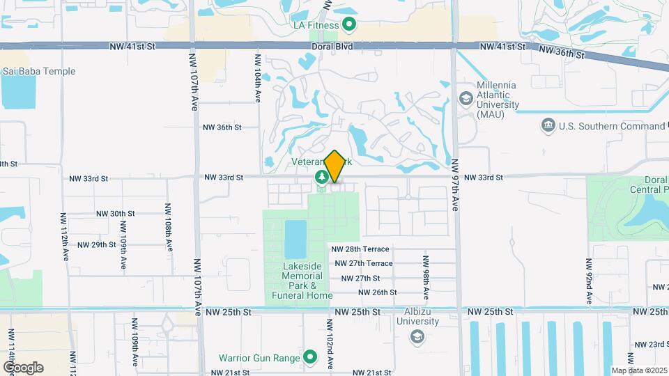 3119 NW 101st Pl Map and Location Details