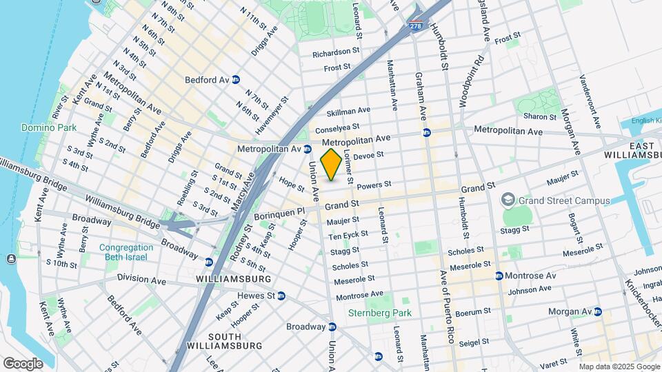 Williamsburg Condo Map and Location Details