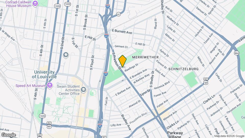 1819 S Preston St Mapa y Detalles de la Ubicación