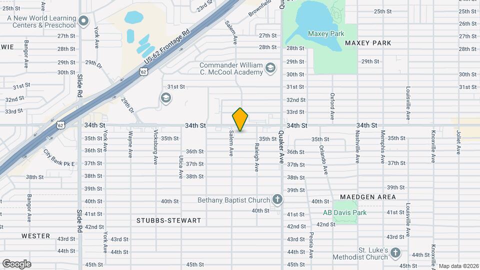 4518 35th St Map and Location Details