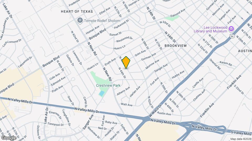 828 N 43rd St Map and Location Details