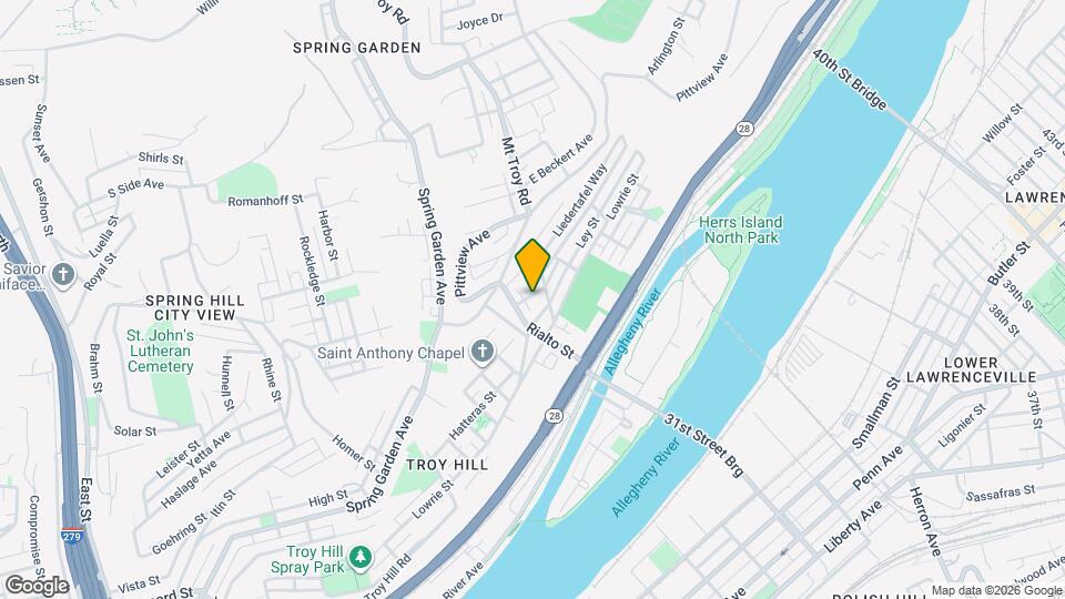 1917 Tours St Map and Location Details