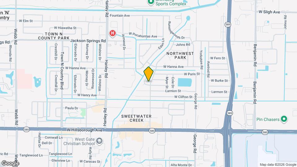 6001 Crestridge Rd Map and Location Details