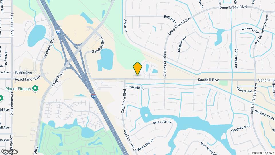 25050 Sandhill Blvd Map and Location Details