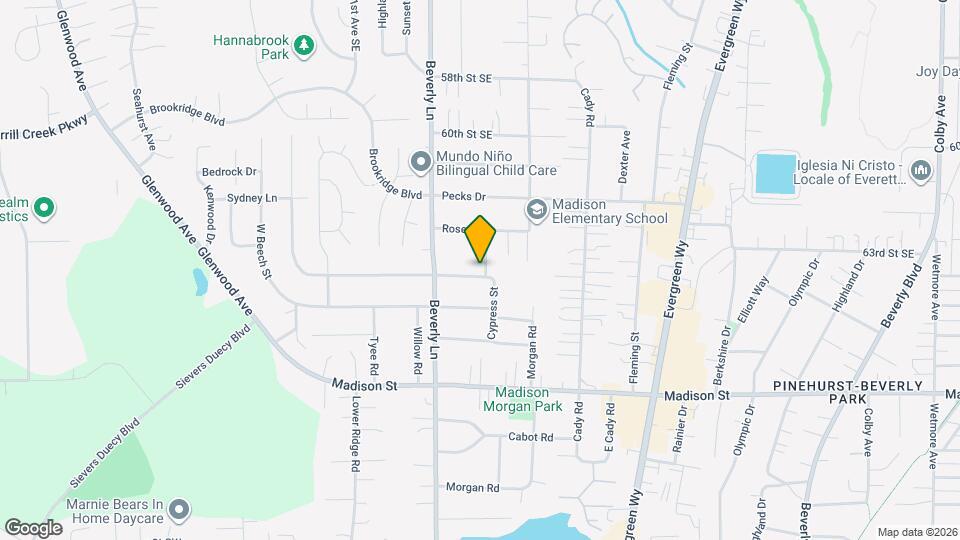 6410 Cypress St Map and Location Details