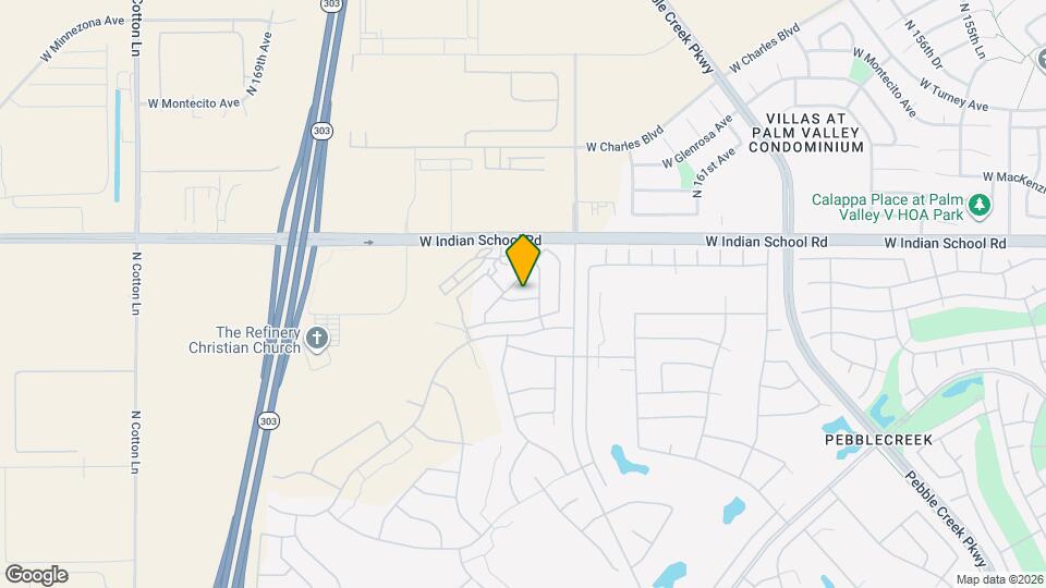 16374 W Amelia Dr Map and Location Details