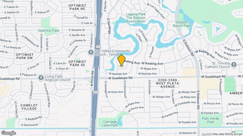 2542 W Nopal Ave Map and Location Details