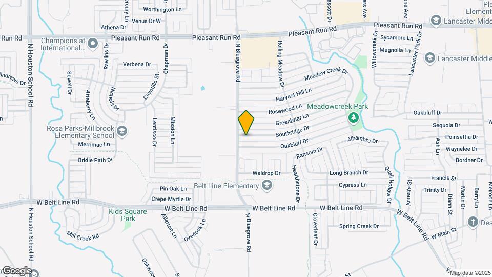 1378 Southridge Dr Map and Location Details
