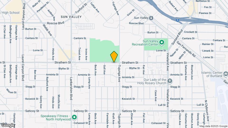 11430 Strathern St Map and Location Details