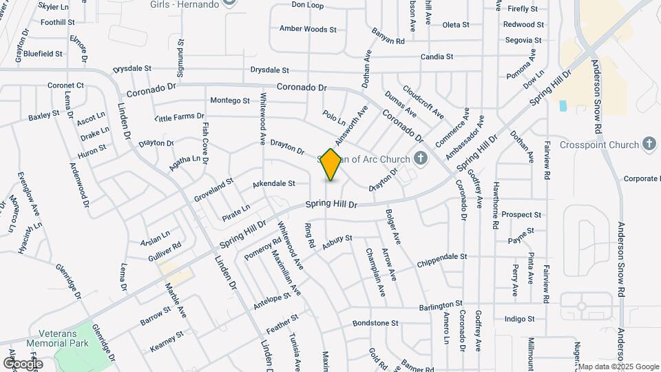 2388 Ainsworth Ave Map and Location Details