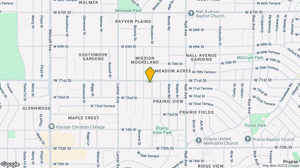 7110 Woodson St Map and Location Details