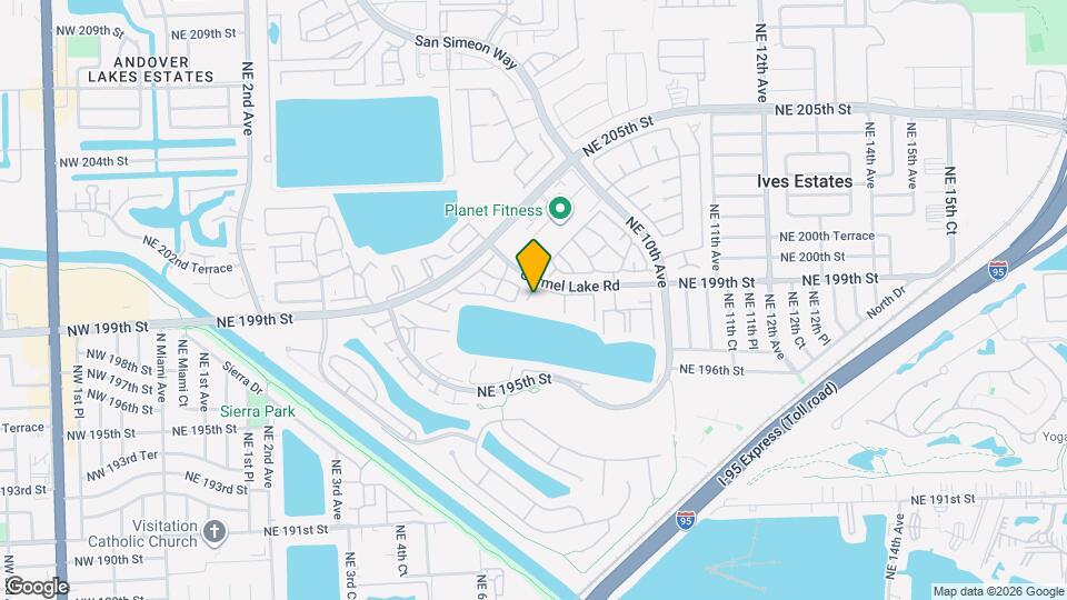 740 NE 199th St Map and Location Details