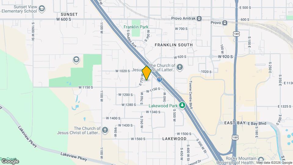 1105 S 770 W Map and Location Details