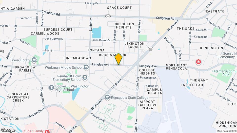 2119 Langley Ave Map and Location Details