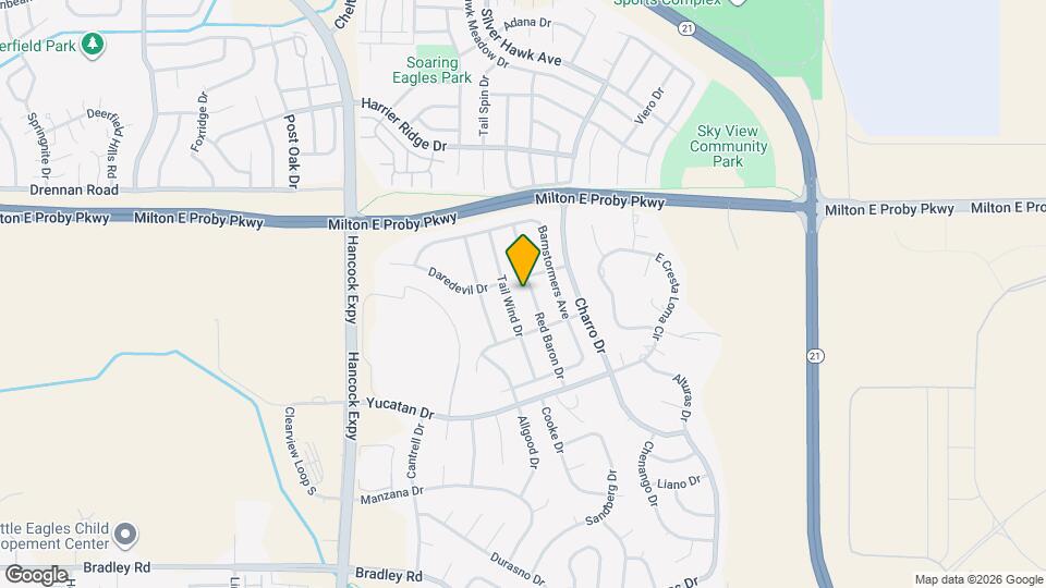 3628 Red Baron Dr Mapa y Detalles de la Ubicación