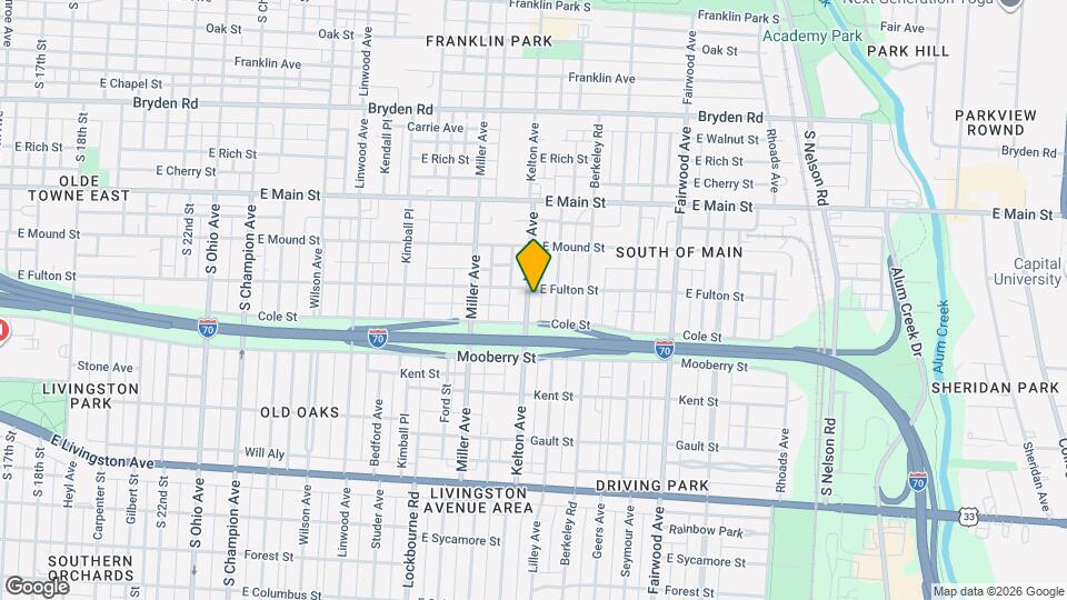 584 Kelton Ave Map and Location Details