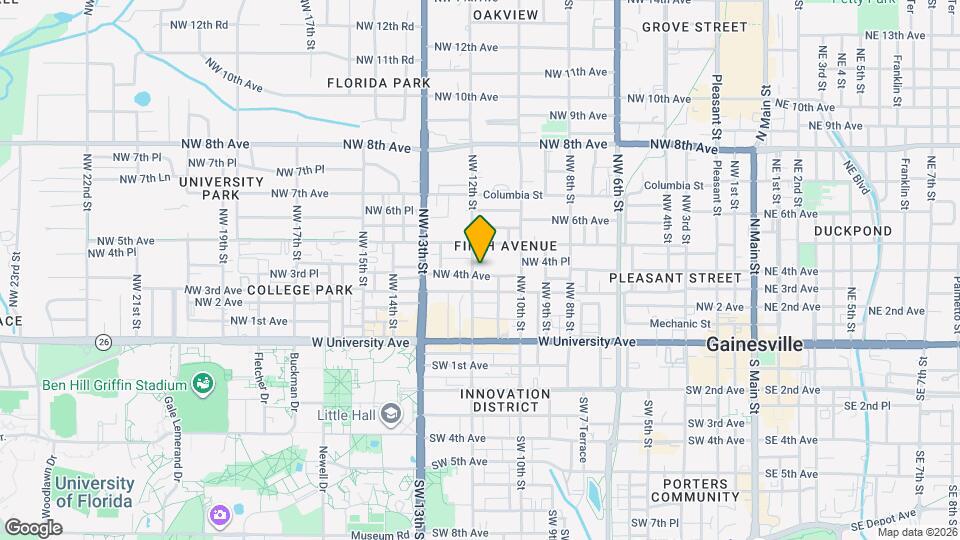 1122 NW 4th Ave Map and Location Details