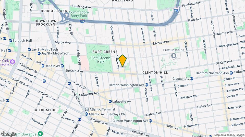 250 Adelphi St Map and Location Details